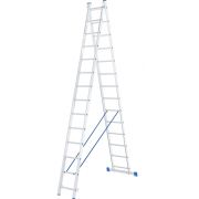 Лестница 2-х секционная алюминиевая 2*14