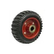 Колесо литое резиновое 200 мм PF200 с протектором и кронштейном