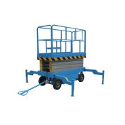 Подъемник ножничный передвижной с выдвижной платформой 500 кг 14/16 м TOR SJY-0,5-14 DC аккумуляторный