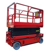 Подъемник ножничный самоходный с выдвижной платформой 320 кг 10/12 м TOR AMSL1012 DC аккумуляторный